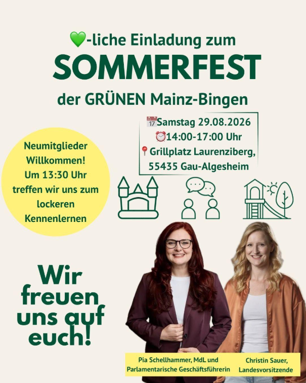 Sommerfest in Bingen am 29.08.26 